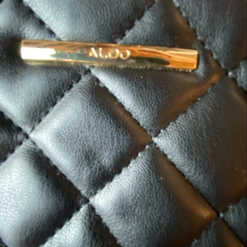 Aldo black quilted